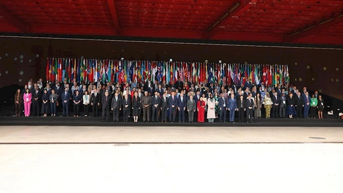 Barselonada UNESCO-nun Mədəniyyət Siyasətləri və Dayanıqlı İnkişaf üzrə Dünya Konfransının rəsmi açılış mərasimi keçirilib — FOTOLAR