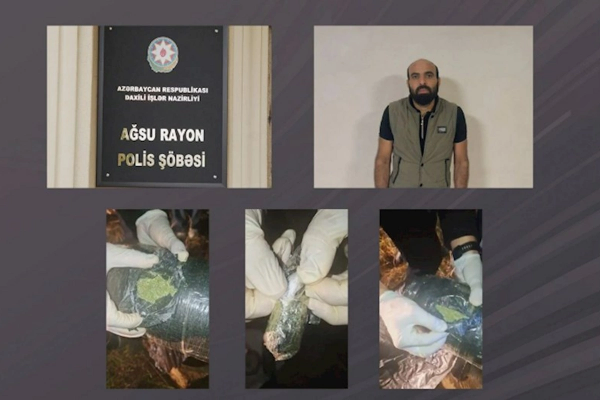 Ağsuda narkotik satan şəxs tutuldu