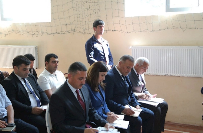Hacıqabulun Bürvənd kəndində növbəti səyyar qəbul-görüş — FOTOLAR