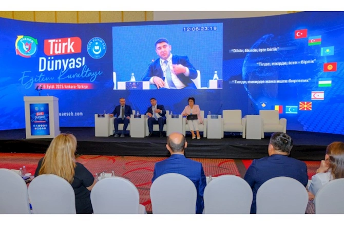 Avrasiya Təhsil İşçiləri Beynəlxalq Həmkarlar İttifaqları Birliyinin (UAESEB) XVII Forumu işə başlayıb — FOTOLAR Avrasiya Təhsil İşçiləri Beynəlxalq Həmkarlar İttifaqları Birliyinin (UAESEB) XVII Forumu işə başlayıb — FOTOLAR
