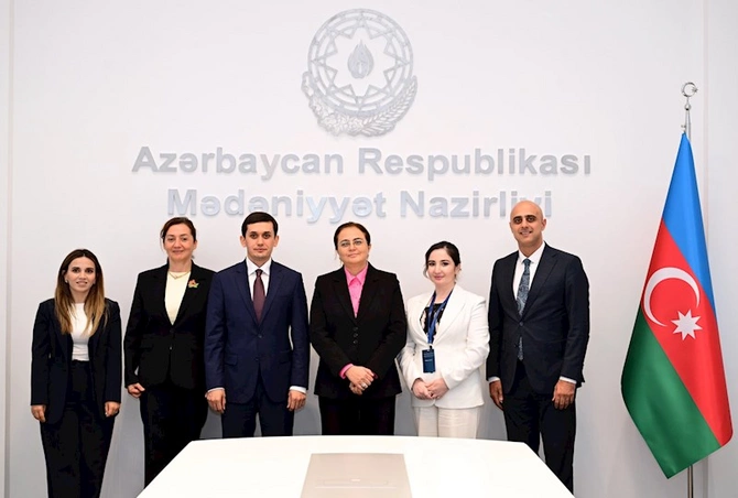 Özbəkistandan olan kommunikasiyaya məsul nümayəndələr Azərbaycanın bir sıra dövlət orqan və qurumlarının fəaliyyəti ilə tanış olublar — FOTOLAR