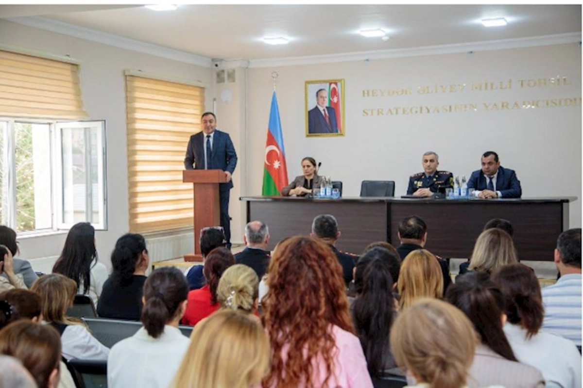 Salyanda zorakılıq hallarının qarşısının alınması ilə bağlı tədbir keçirilib — FOTOLAR