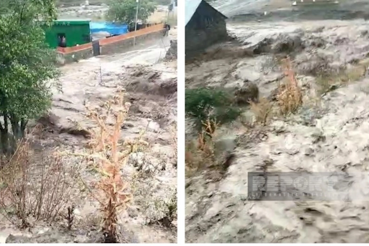 Daşkəsənin Alaxançallı kəndinə sel gəlib, bir sıra fəsadlar törədib