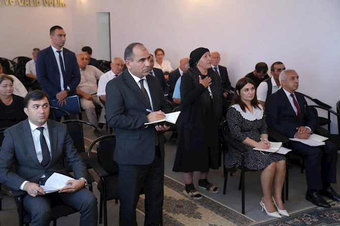 Hacıqabulda növbəti vətəndaş qəbulu keçirildi — FOTOLAR