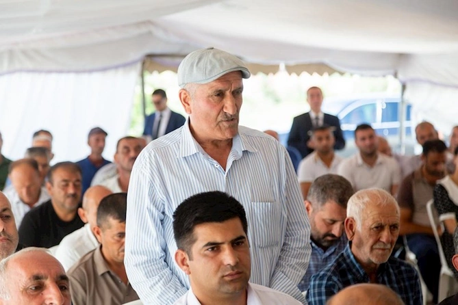 İcra başçısı Seyidan kəndinin sakinləri ilə görüşdü — FOTOLAR