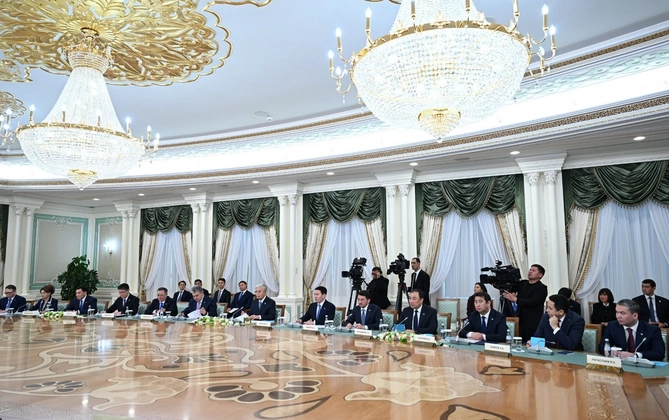 Azərbaycan-Qazaxıstan Ali Dövlətlərarası Şuranın iclası keçirildi — FOTOLAR Azərbaycan-Qazaxıstan Ali Dövlətlərarası Şuranın iclası keçirildi — FOTOLAR