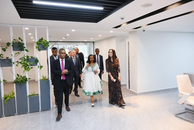 Leyla Əliyeva Efiopiyada MESOB dövlət xidməti mərkəzində olub — FOTOLAR