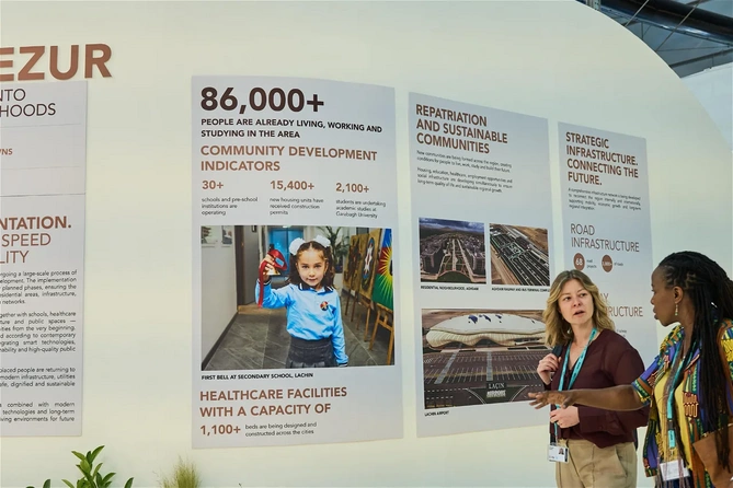 Azərbaycan pavilyonu WUF13 çərçivəsində təşkil olunan “Urban Expo” sərgisində fəaliyyətə başlayıb — FOTOLAR