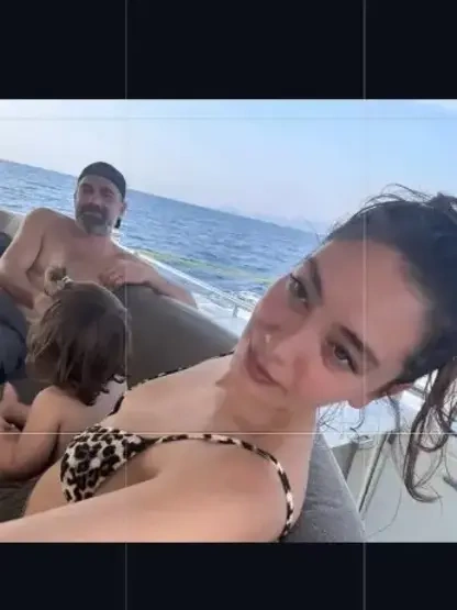 Neslihan Atagül və Kadir Doğulunun xoşbəxt görüntüləri