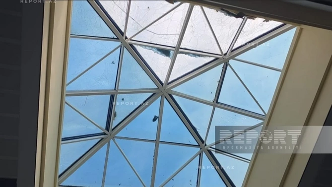 İranın dron hücumundan sonra Naxçıvan aeroportundan FOTOREPORTAJ