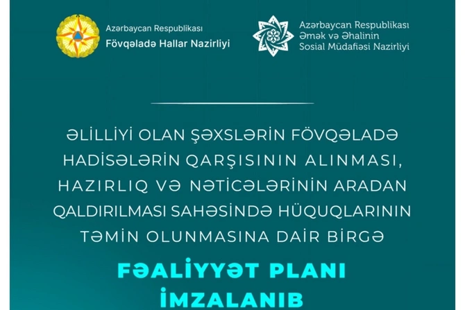 Əlilliyi olan şəxslər üçün xəbərdarlıq tətbiqi YARADILACAQ