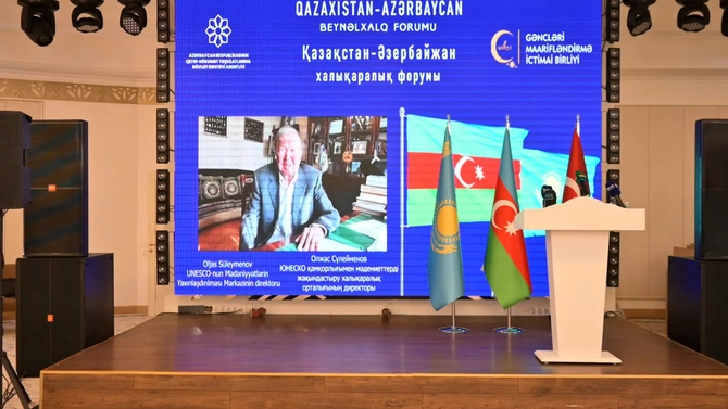 Almatıda Qazaxıstan-Azərbaycan Beynəlxalq Forumu-Qərbi Azərbaycana Qayıdış Çağırışları baş tutdu — FOTO/VİDEO