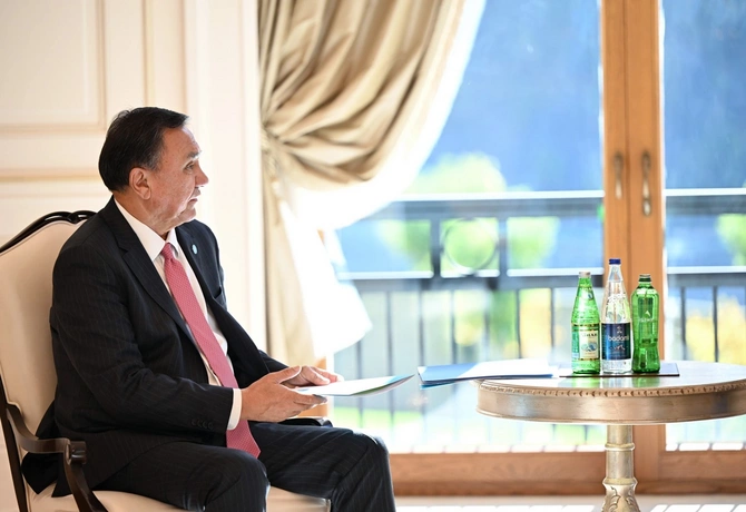 Prezident Qəbələdə Türk Dövlətləri Təşkilatının Baş katibini qəbul edib — FOTOLAR Prezident Qəbələdə Türk Dövlətləri Təşkilatının Baş katibini qəbul edib — FOTOLAR