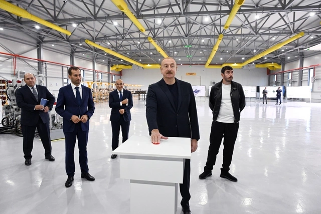İlham Əliyev yeni zavodların açılışlarında iştirak edib — FOTOLAR