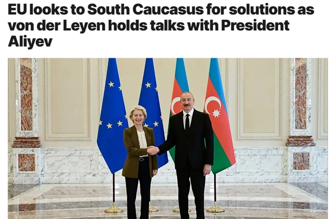 Euronews: Aİ həll yolları üçün Cənubi Qafqaza üz tutur — FOTO