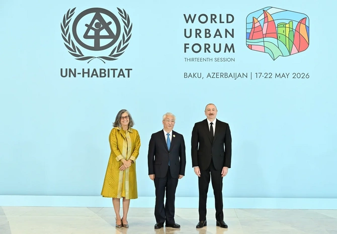 WUF13-ün açılış mərasimi keçirilir: Prezident tədbirdə çıxış etdi — CANLI (YENİLƏNİB)