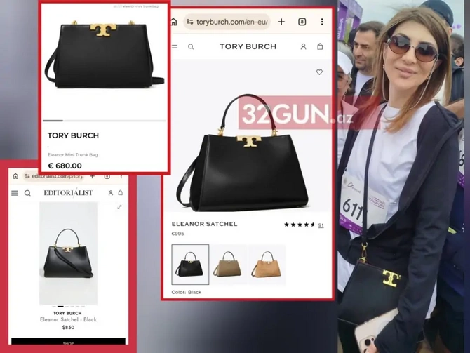 Deputat Günay Ağamalının 900 avroluq çantası — FOTOLAR Deputat Günay Ağamalının 900 avroluq çantası — FOTOLAR