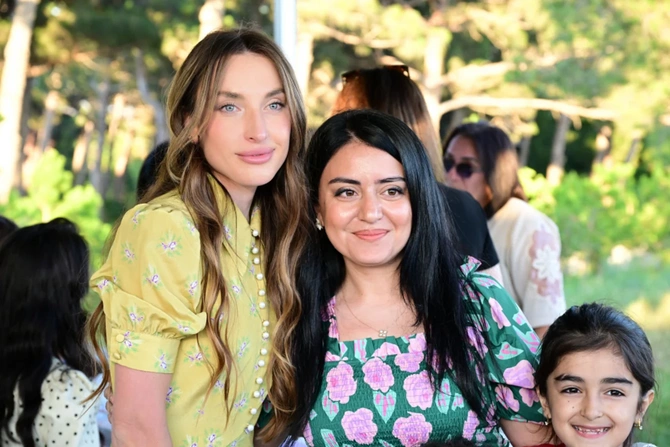 Leyla Əliyeva və Alyona Əliyeva Xeyirxahlıq Festivalında iştirak etdi — FOTOLAR