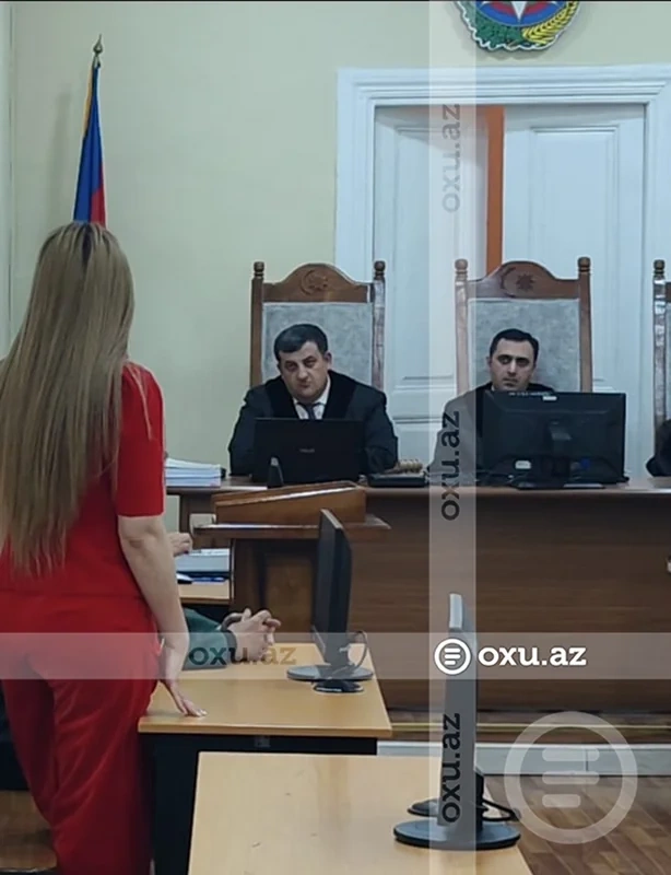 Muğənni Dəniz Əsədovaya ittiham elan edildi — FOTOLAR Muğənni Dəniz Əsədovaya ittiham elan edildi — FOTOLAR