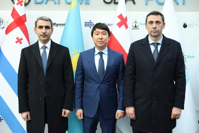 ADY ilə Gürcüstanın aparıcı logistika şirkəti və limanları arasında əməkdaşlıq müzakirə edildi — FOTOLAR
