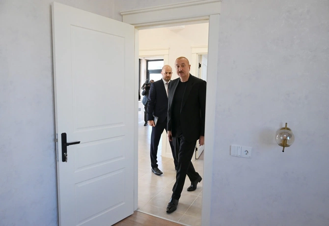 İlham Əliyev Cəbrayılın Horovlu kəndinin birinci mərhələsinin açılışında iştirak etdi — FOTOLAR