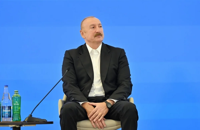 İlham Əliyev IV Şuşa Qlobal Media Forumunun açılışında iştirak edib — VİDEO (FOTOLAR/YENİLƏNİB)