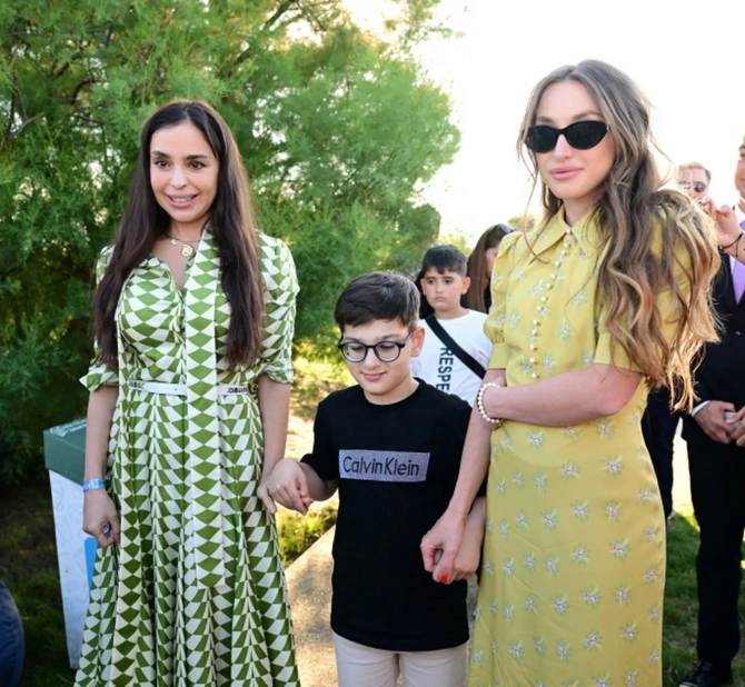 Leyla Əliyeva və Alyona Əliyeva Xeyirxahlıq Festivalında iştirak etdi — FOTOLAR