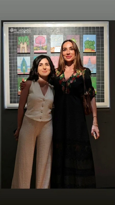 Arzu Əliyeva rəsm qalereyasında — FOTOLAR