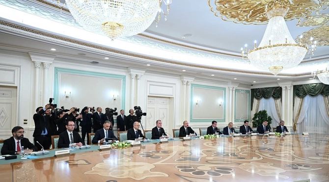 Azərbaycan-Qazaxıstan Ali Dövlətlərarası Şuranın iclası keçirildi — FOTOLAR Azərbaycan-Qazaxıstan Ali Dövlətlərarası Şuranın iclası keçirildi — FOTOLAR