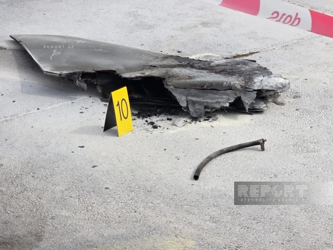 İranın dron hücumundan sonra Naxçıvan aeroportundan FOTOREPORTAJ