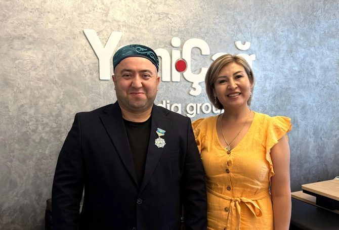 Aqil Ələsgər Qazaxıstanın beynəlxalq ordenilə təltif olundu — FOTOLAR Aqil Ələsgər Qazaxıstanın beynəlxalq ordenilə təltif olundu — FOTOLAR