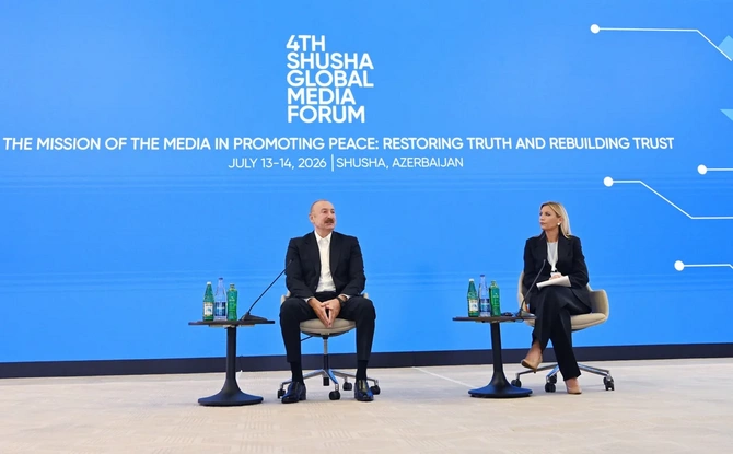 İlham Əliyev IV Şuşa Qlobal Media Forumunun açılışında iştirak edib — VİDEO (FOTOLAR/YENİLƏNİB)