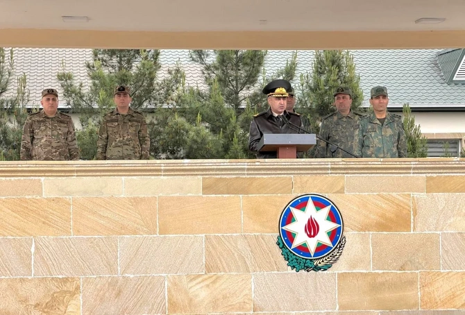 Hərbi prokuror Müdafiə Nazirliyində tədbir keçirib — FOTOLAR