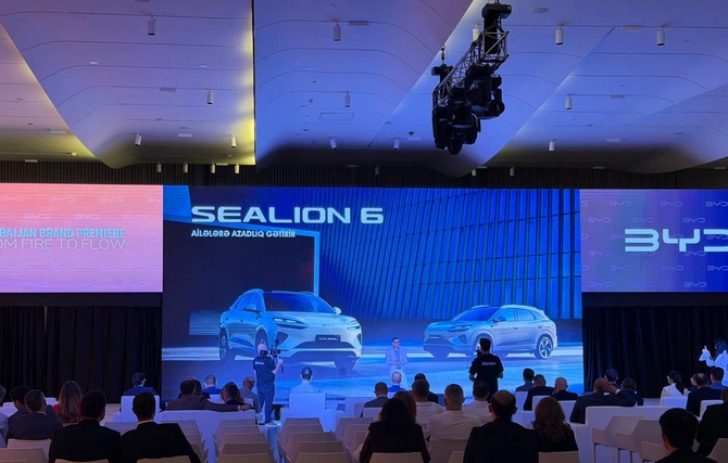 BYD Azərbaycanda rəsmi fəaliyyətə başladı — FOTOLAR