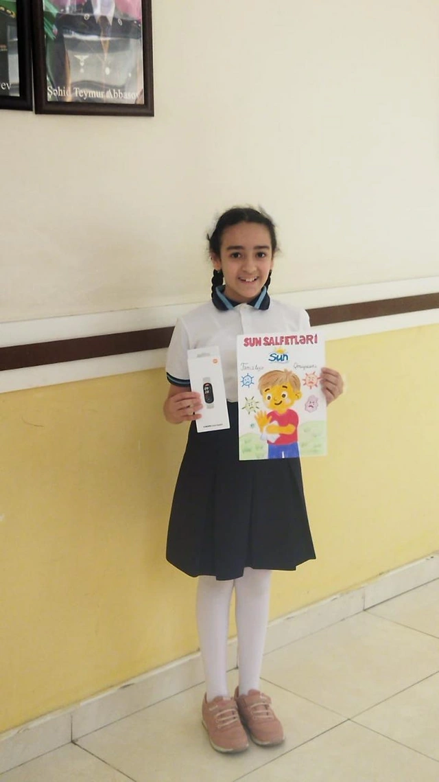 Sun markası Məktəbli layihəsinin qaliblərini mükafatlandırıb — FOTOLAR