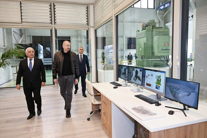 Prezident Ağdərədə Qozlukörpü Su Elektrik Stansiyasının açılışında iştirak edib — FOTOLAR (YENİLƏNİB)