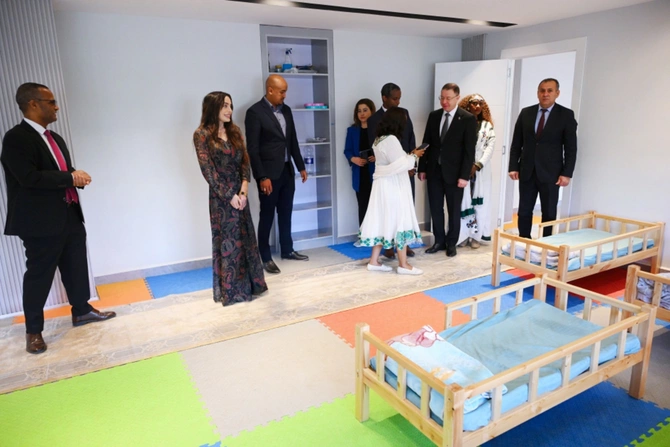 Leyla Əliyeva Efiopiyada MESOB dövlət xidməti mərkəzində olub — FOTOLAR