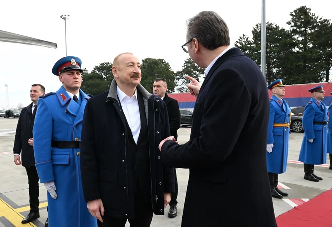 Prezidentin Serbiyaya səfəri başa çatdı — FOTOLAR Prezidentin Serbiyaya səfəri başa çatdı — FOTOLAR
