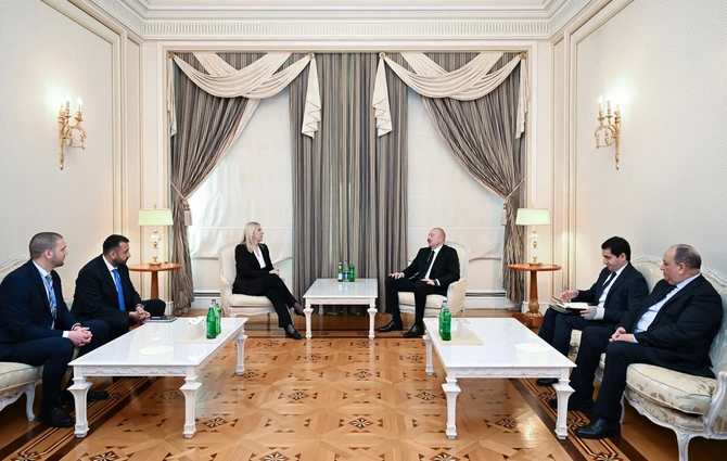 İlham Əliyev Bosniya və Herseqovina Rəyasət Heyətinin üzvü ilə görüşdü — FOTO