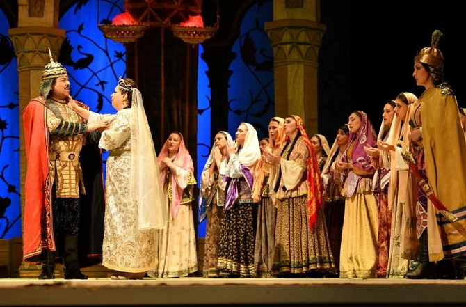 Üzeyir Hacıbəyli festivalı çərçivəsində Şah İsmayıl operası nümayiş olunub — FOTOLAR
