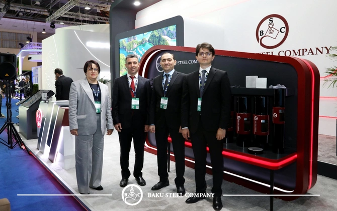 Baku Steel Company 30-cu Yubiley Beynəlxalq Xəzər Neft və Qaz Sərgisində — FOTOLAR