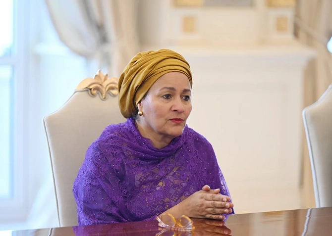 İlham Əliyev BMT Baş katibinin müavinini qəbul edib — FOTOLAR