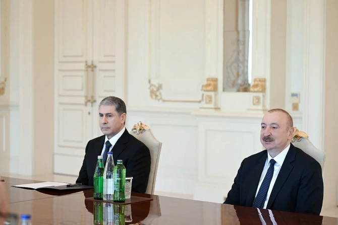 İlham Əliyev Türkiyənin daxili işlər nazirini qəbul etdi — FOTOLAR İlham Əliyev Türkiyənin daxili işlər nazirini qəbul etdi — FOTOLAR