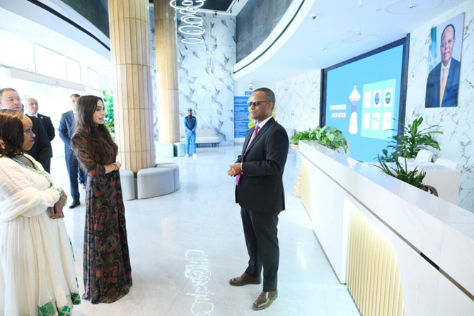 Leyla Əliyeva Efiopiyada MESOB dövlət xidməti mərkəzində olub — FOTOLAR