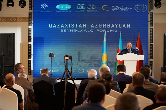 Almatıda Qazaxıstan-Azərbaycan Beynəlxalq Forumu-Qərbi Azərbaycana Qayıdış Çağırışları baş tutdu — FOTO/VİDEO