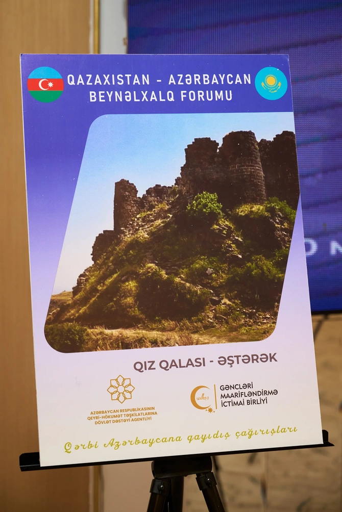 Almatıda Qazaxıstan-Azərbaycan Beynəlxalq Forumu-Qərbi Azərbaycana Qayıdış Çağırışları baş tutdu — FOTO/VİDEO
