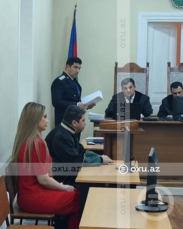 Muğənni Dəniz Əsədovaya ittiham elan edildi — FOTOLAR Muğənni Dəniz Əsədovaya ittiham elan edildi — FOTOLAR