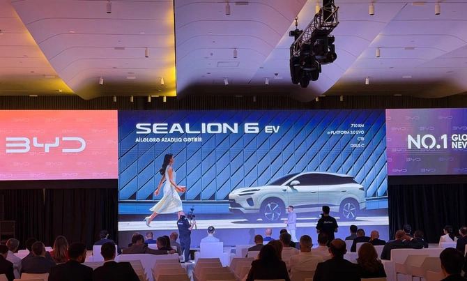 BYD Azərbaycanda rəsmi fəaliyyətə başladı — FOTOLAR