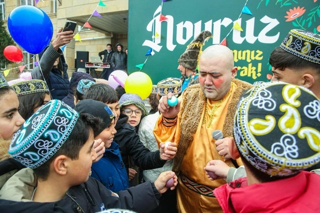 Leyla Əliyevanın təşəbbüsü ilə Xızı rayonunda uşaqlar üçün Novruz şənliyi keçirildi — FOTOLAR
