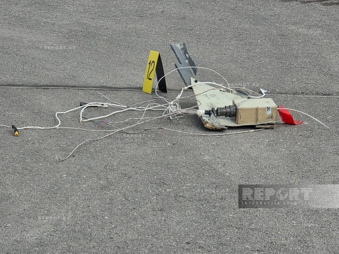 İranın dron hücumundan sonra Naxçıvan aeroportundan FOTOREPORTAJ